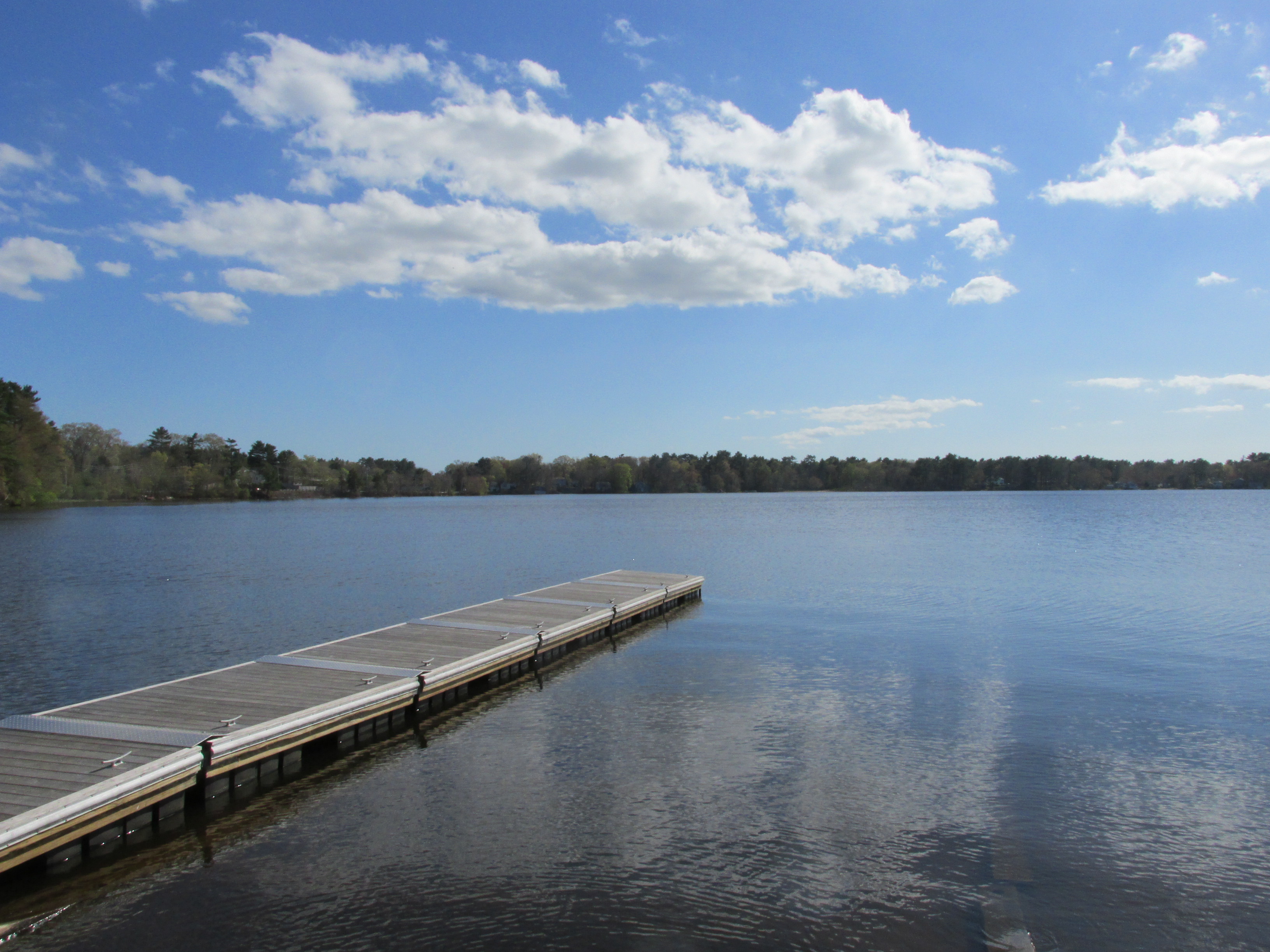Monponsett Pond waterfront in Halifax Massachusetts
